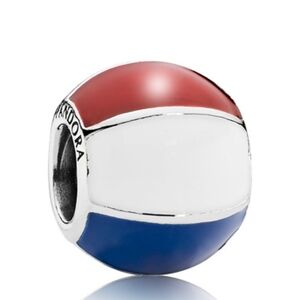 Pandora Retired Sterling Silver Beach Ball -791146enmx 925 ALE